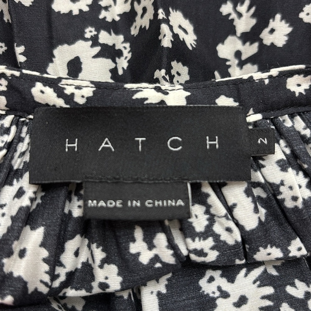 Hatch Maternity Regina Jumpsuit Floral Black & White Size 2 (Medium/Large) - Picture 14 of 16